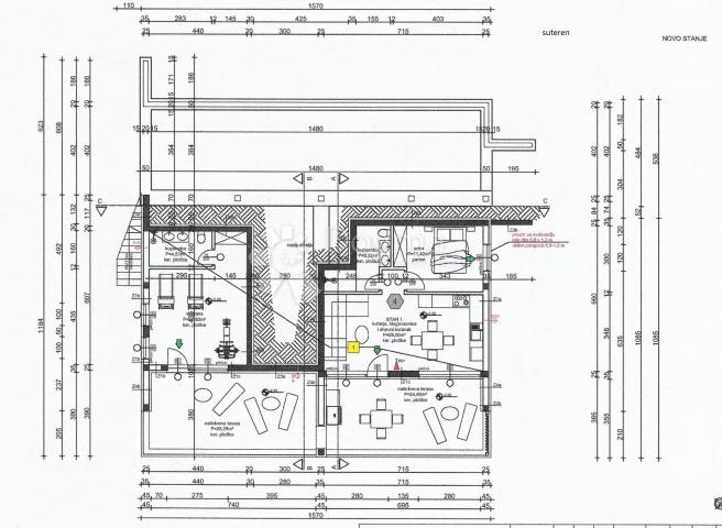 Wohnung Drage, Pakoštane, 68m2