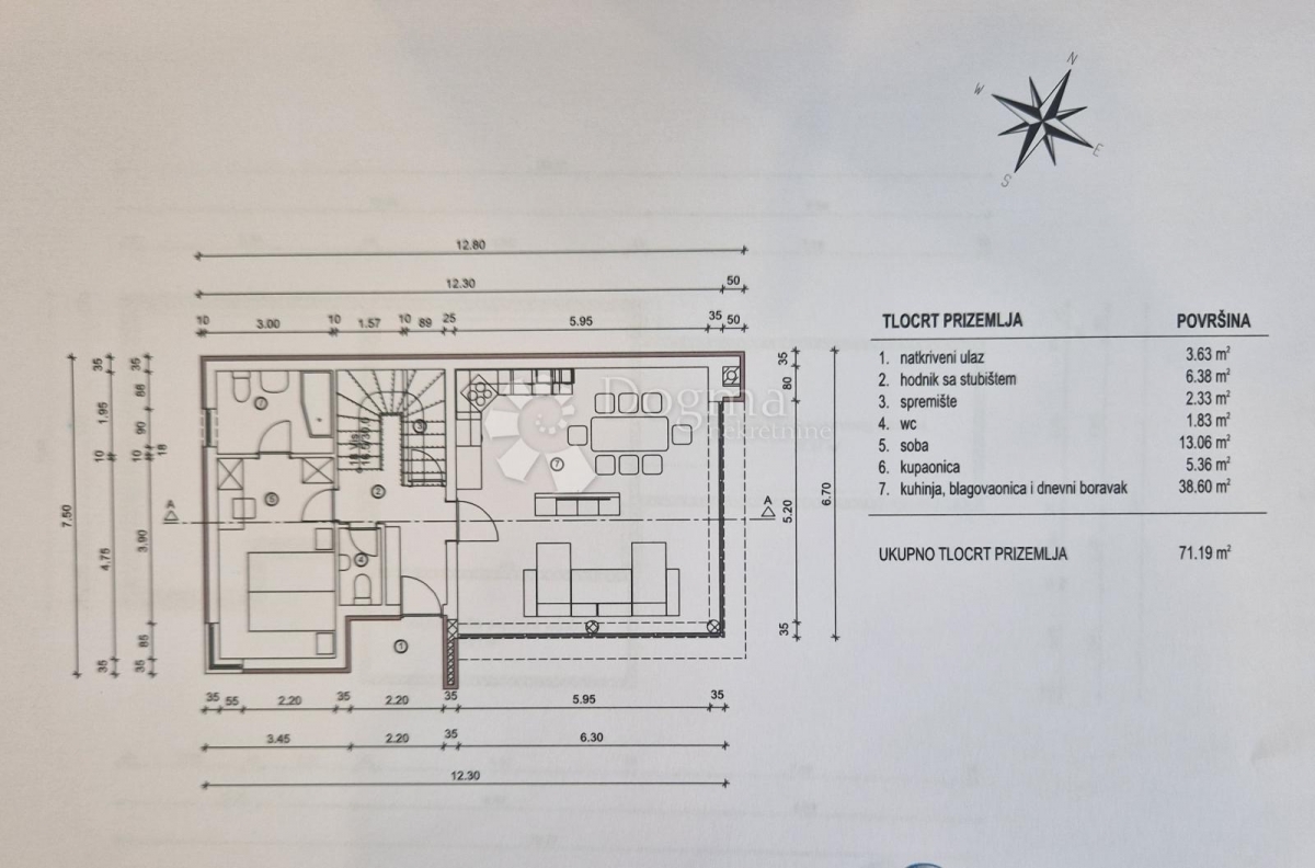 Land Risika, Vrbnik, 930m2