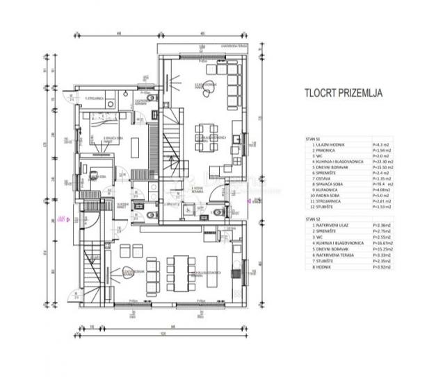 Haus Brodarica, Šibenik - Okolica, 156,24m2