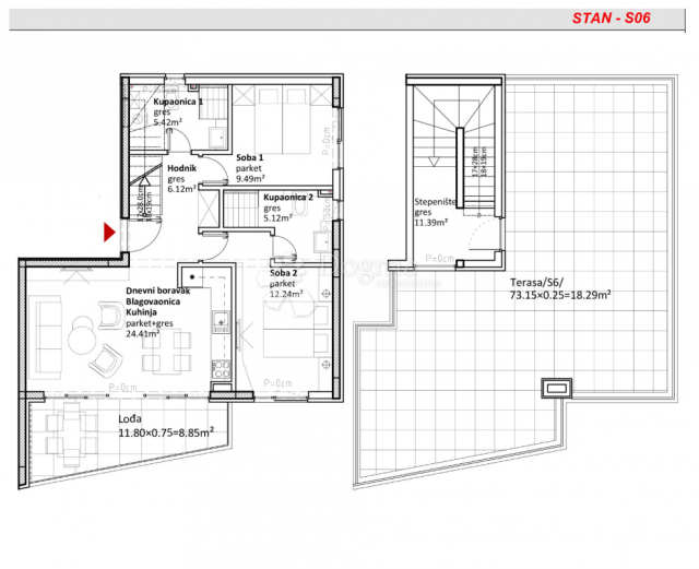 Sukošan - 1st row to the sea - Luxury penthouse