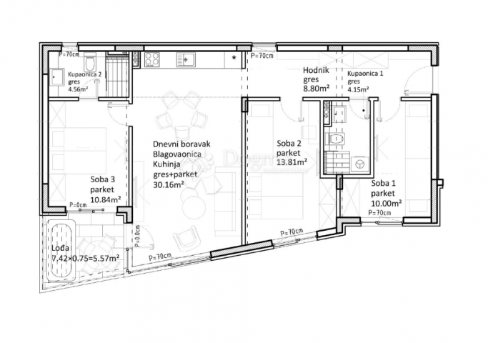 Sukošan - 1st row to the sea - Luxury new building