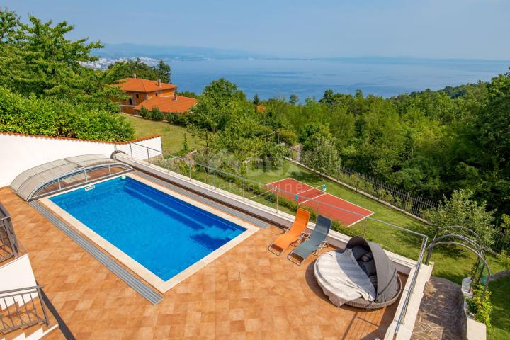 OPATIJA, VEPRINAC - Wunderschöne Ferienvilla mit Blick auf Kvarner