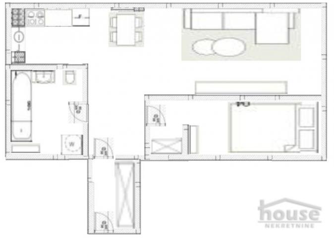 Stan NOVI SAD, NOVA DETELINARA, kv: 32, € 81890, ID: 1062063