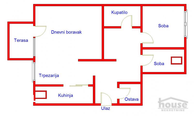 3 Trosoban stan NOVI SAD, 110210€