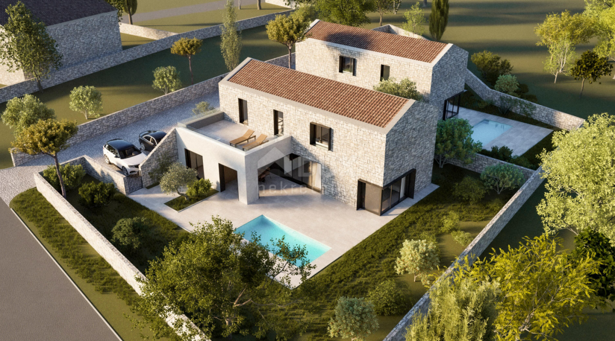 ISTRIA, BARBAN - Land with the last project in the construction zone