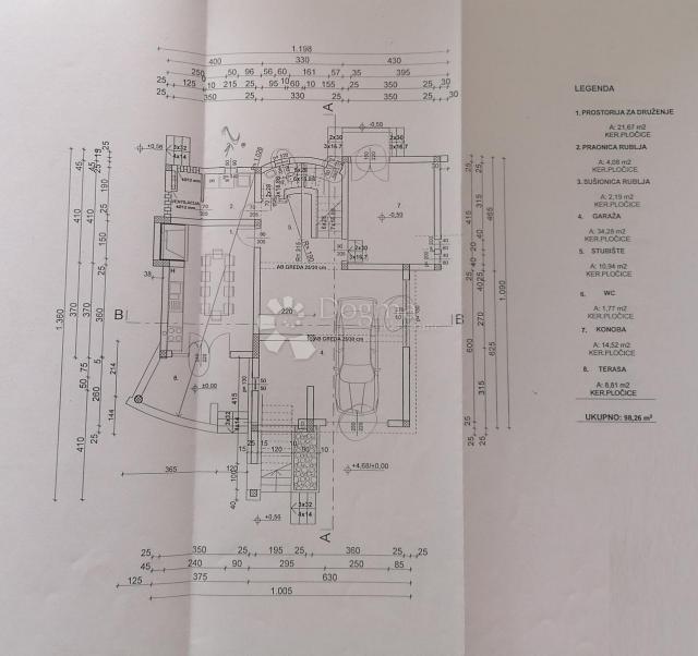 Haus Sutomišćica, Preko, 235,40m2