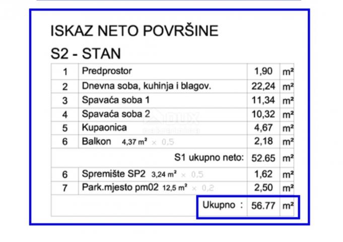 ISTRA, PULA - Stan 56, 77 m2! NOVOGRADNJA