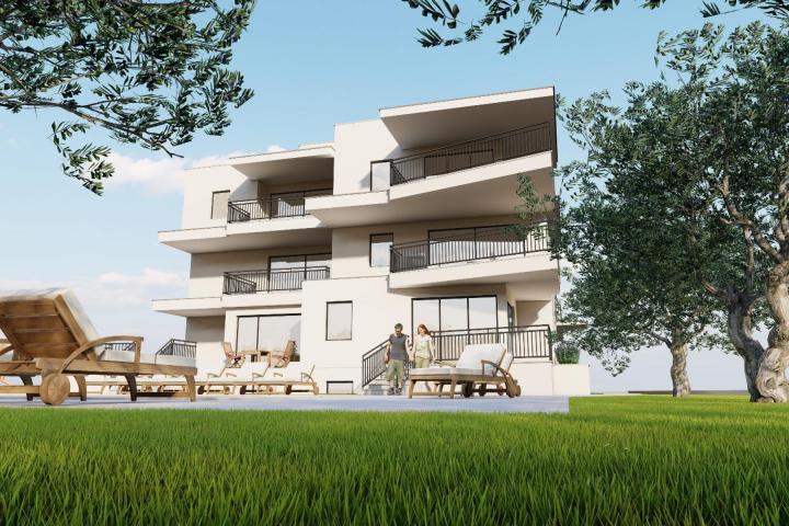 Istra, Umag, Dvosoban stan u prizemlju NKP 59, 90 m2, 400 m od mora 