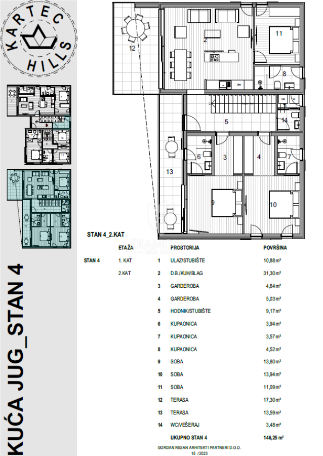 Wohnung Krk, 79,21m2