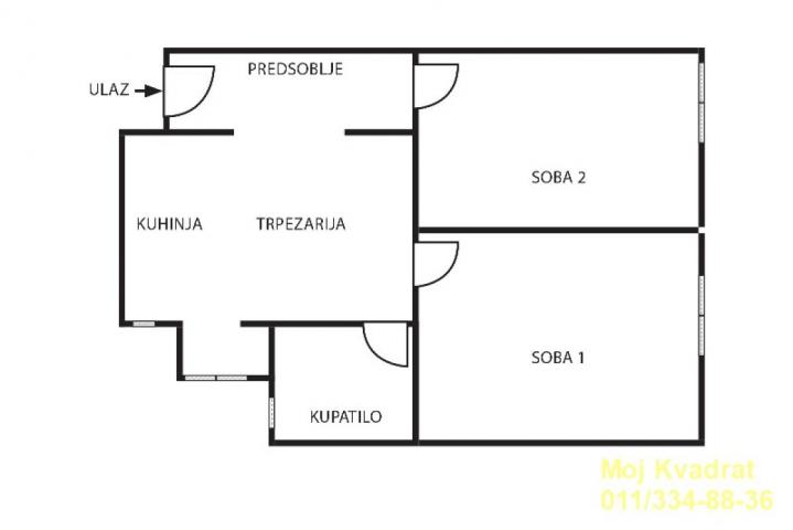 Zvezdara, Lion - Bulevar kralja Aleksandra, 57m2