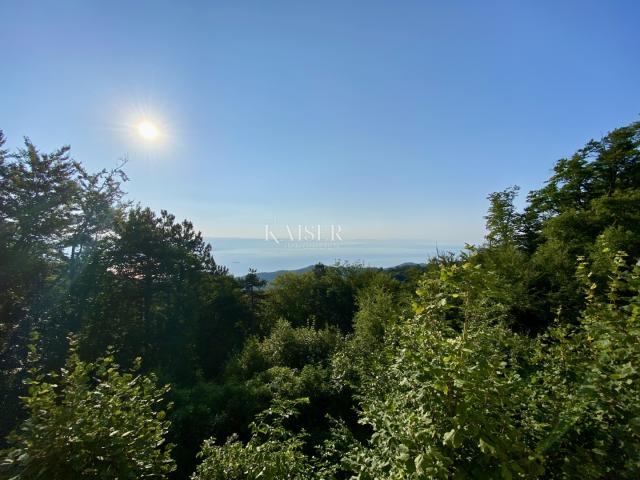 Opatija, Poklon - Villa in dem Naturpark mit Meerblick