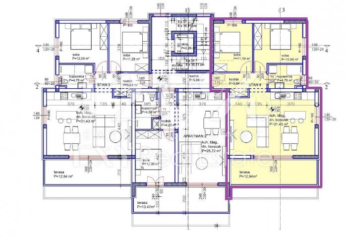 Flat Turanj, Sveti Filip I Jakov, 65,23m2