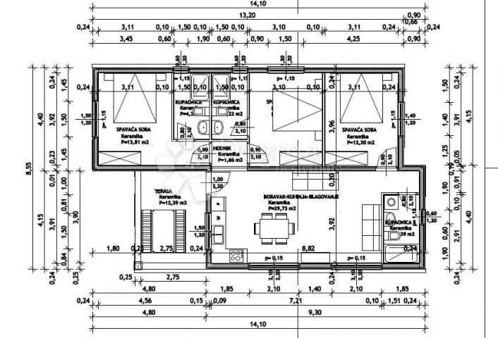 Haus Kringa, Tinjan, 100m2