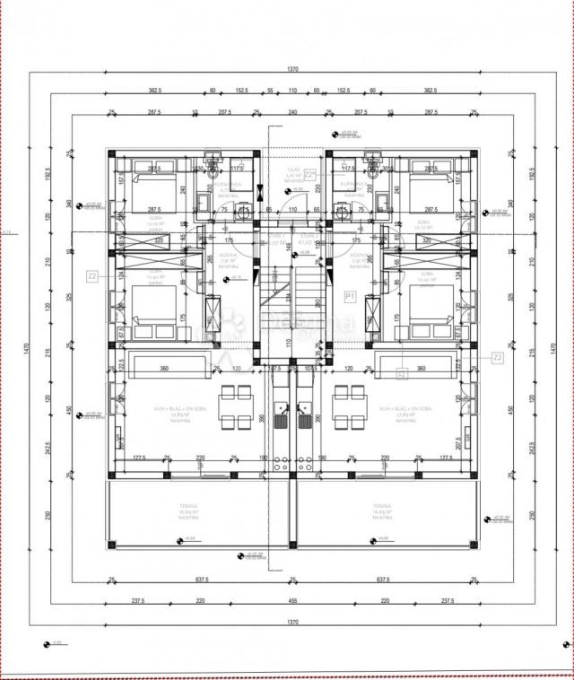 Flat Biograd na Moru, DA, 75,67m2