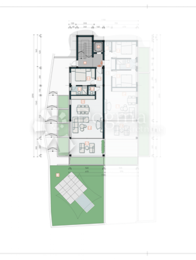 Wohnung Podsolarsko, Šibenik - Okolica, 103,48m2