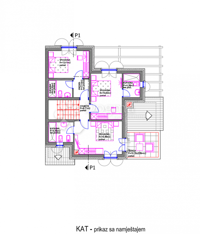 2 HÄUSER - NEUBAU MIT SCHWIMMBÄDER, 6 ZIMMER MIT BADEZIMMER, HOHE QUALITÄT