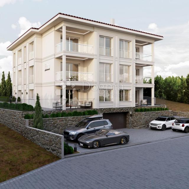 IČIĆI, OPATIJA - apartman, garaža, lift, pogled