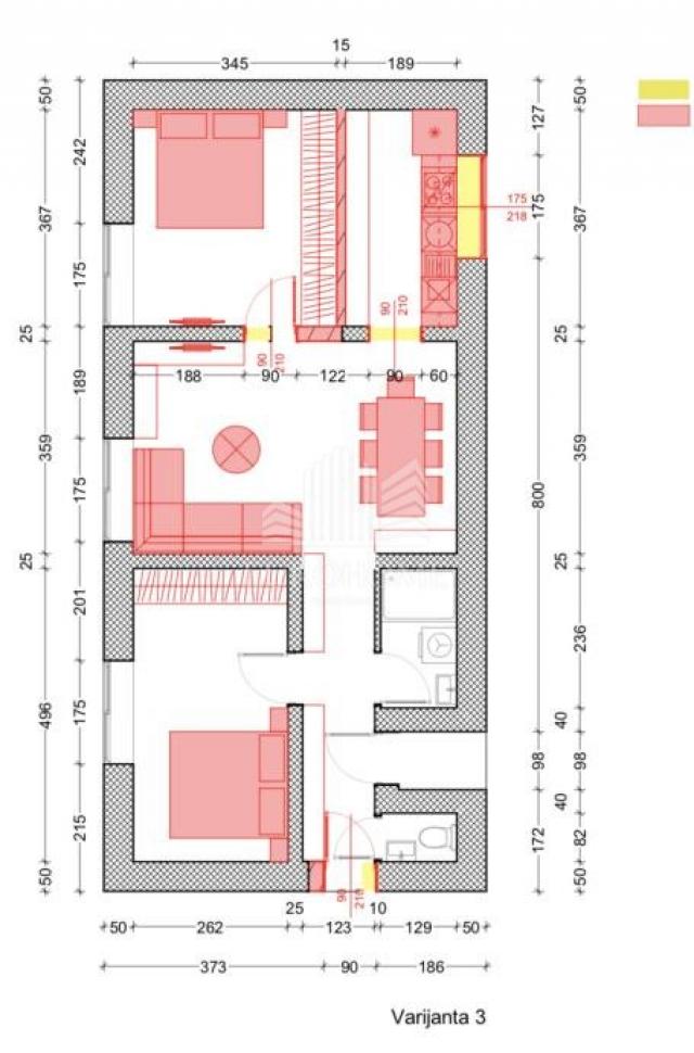 Wohnung Medveščak, Gornji Grad - Medveščak, 55,10m2