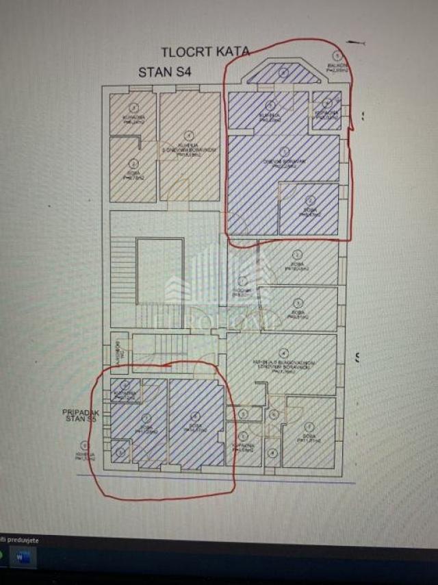 ČETVEROSOBAN STAN 79. 66 m2, TUŠKANAC, CENTAR