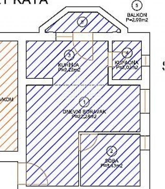 ČETVEROSOBAN STAN 79. 66 m2, TUŠKANAC, CENTAR