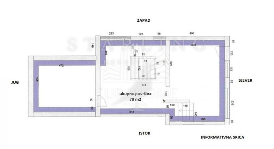 ULIČNI LOKAL 70m2, MAKSIMIRSKA ULICA 