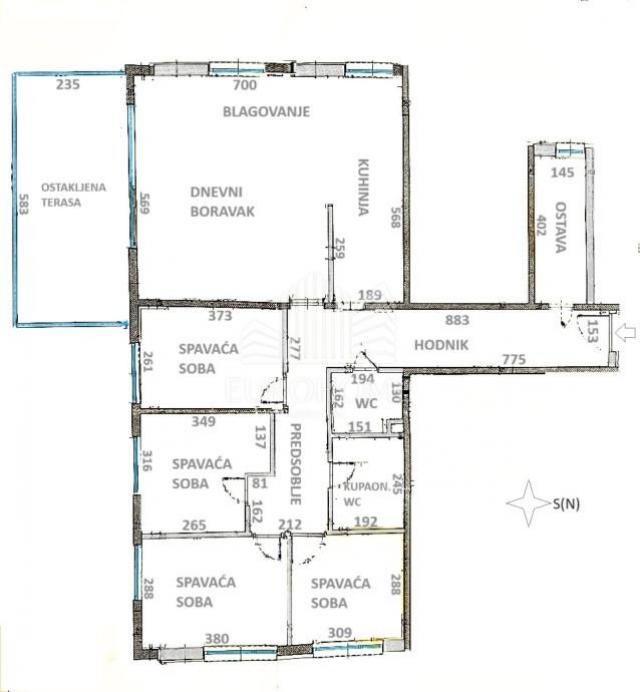 5 S Stan - 120m2, Vrbani III,  TOP LOKACIJA 