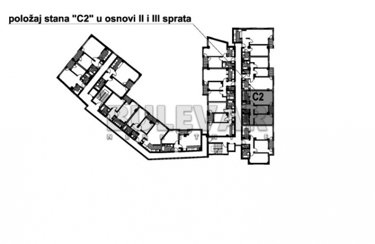 Prelep trosoban stan, novogradnja  64m2, 3. sprat,   blizu Doma Vojske