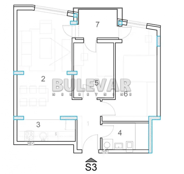 Čalije, novogradnja, pdv, eg, parking