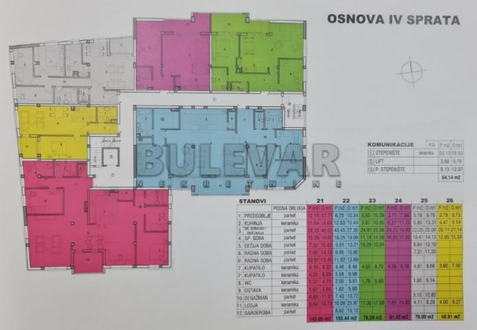 Novogradnja, Palilula, 3. 0, 78. 28 m2