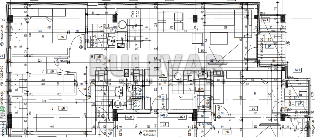 Novogradnja, 3. 5, Palilula, 70 m2