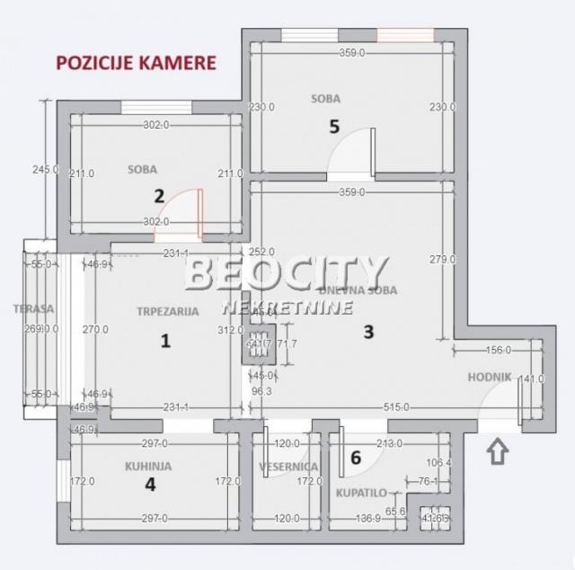 Palilula, Višnjička Banja, Slobodana Jovanovića, 2. 5, 54m2, 126500EUR