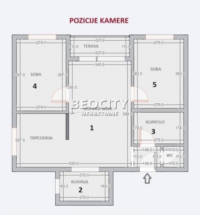 Zemun, Gornji grad, Pregrevica, 2. 5, 65m2, 168880EUR Top lokacija 