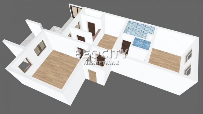 Novi Beograd, Bežanijska kosa 3, Milana Vujaklije, 2. 5, 66m2, 165000EUR