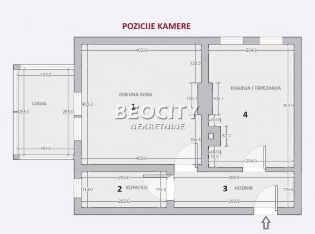 Palilula, Karaburma, Garsije Lorke, 1. 0, 40m2, 92000EUR