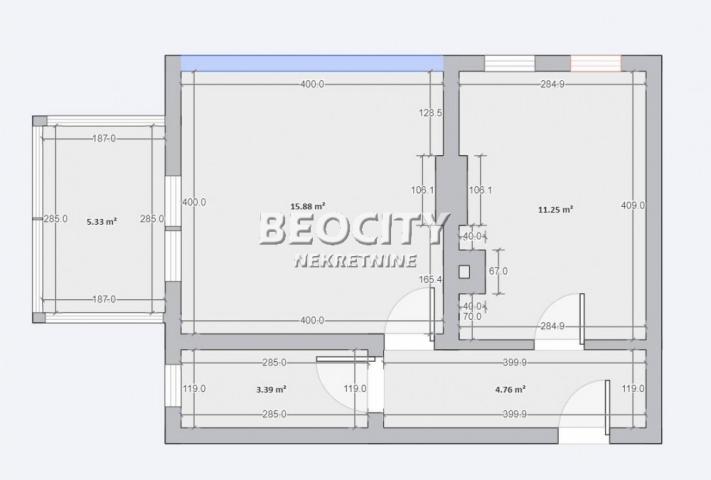 Palilula, Karaburma, Garsije Lorke, 1. 0, 40m2, 92000EUR