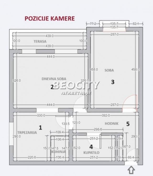 Čukarica, Julino brdo, Marine Veličković, 2. 0, 52m2, 115800EUR namesten