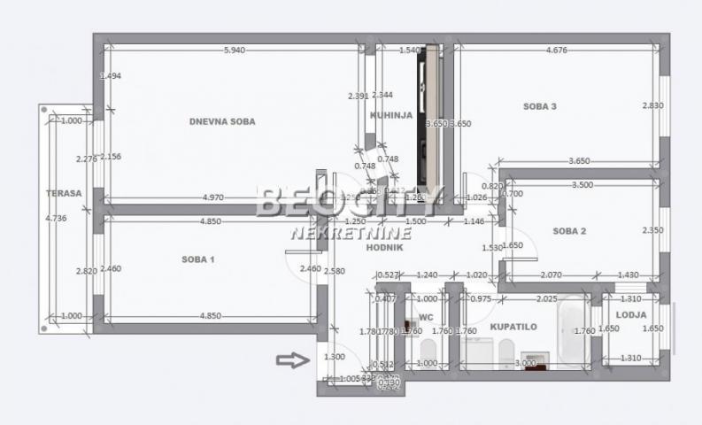 Voždovac, Voždovačka crkva, Sanska , 4. 0, 88m2, 240000EUR