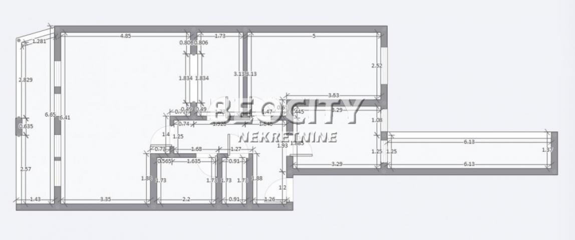 Vračar, Hram Svetog Save, Dubljanska , 2. 5, 74m2, 236800EUR