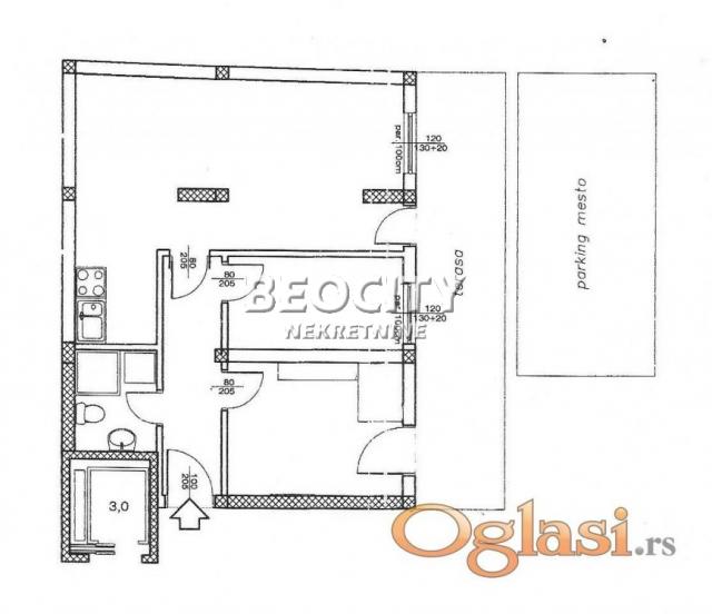 Novi Sad, Grbavica, Danila Kiša, 2. 5, 58m2, 109200EUR