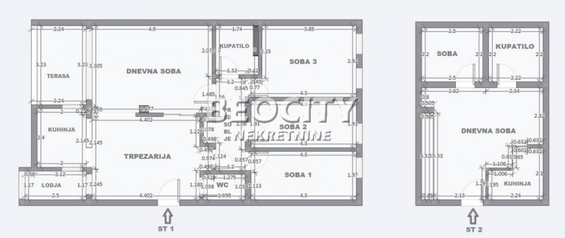 Čukarica, Cerak vinogradi, Vinogradski venac, 4. 5, 122m2, 195000EUR