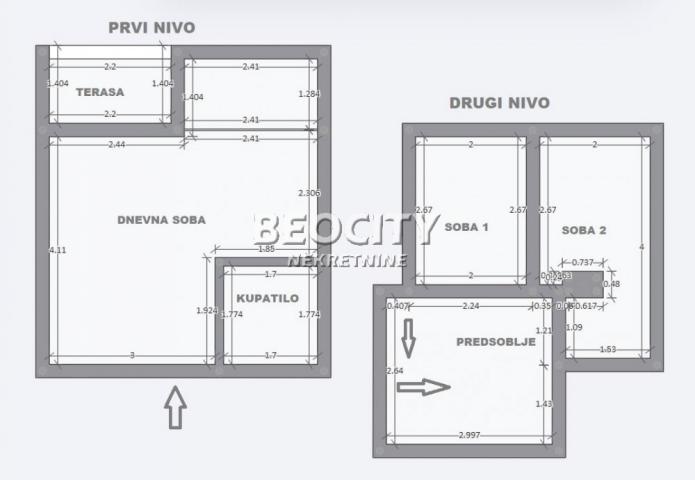 Voždovac, Medaković 2, Rastka Petrovića, 2. 0, 45m2, 70000EUR