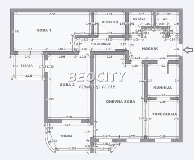 Čukarica, Čukarička padina, Mladena Mitrića, 3. 0, 84m2, 275000EUR