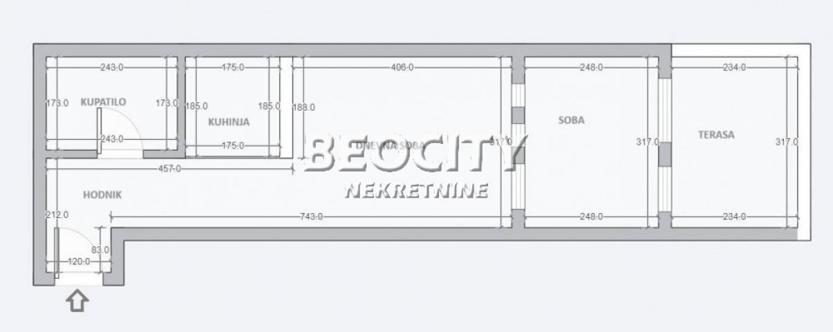 Zvezdara, Učiteljsko naselje, Onisima Popovića, 1. 5, 37m2, 59000EUR