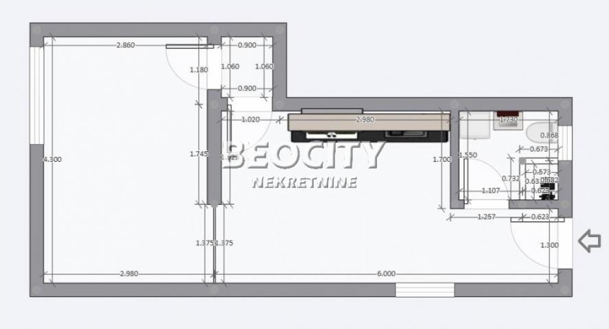 Voždovac, Braće Jerković, Mickijevičeva, 1. 5, 31m2, 55000EUR