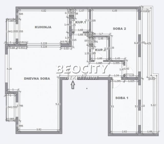 Čukarica, Banovo brdo, Nodilova , 3. 0, 120m2, 315000EUR