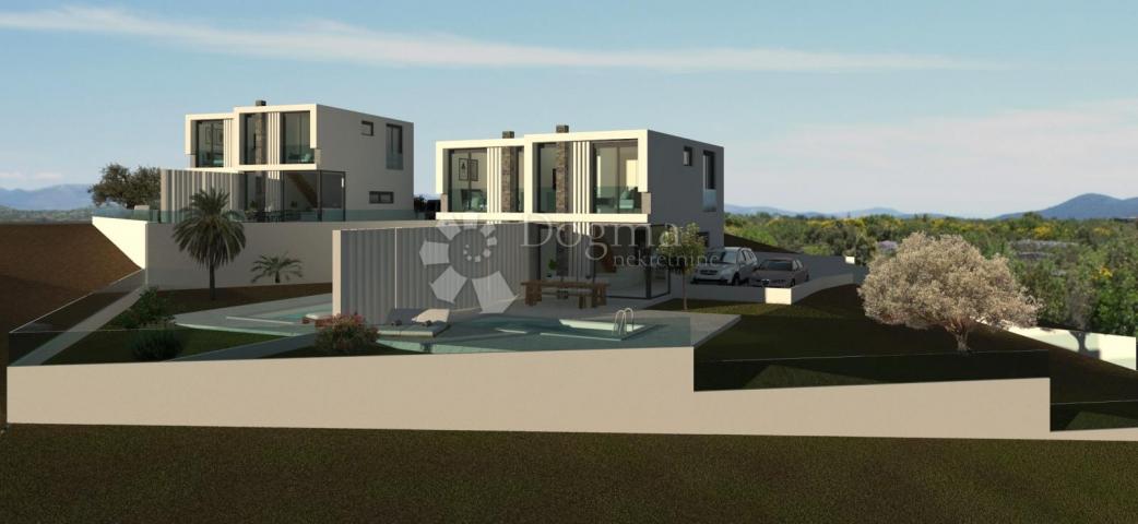 VODICE MODERNE UND LUXURIÖSE WOHNUNG MIT SCHWIMMBAD IN EINEM EINFAMILIENHAUS MIT SCHÖNER AUSSICHT