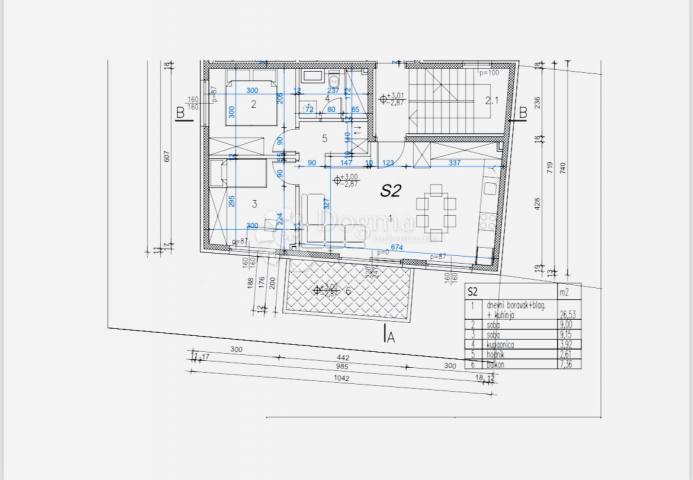 Flat Donja Dubrava, 51,48m2