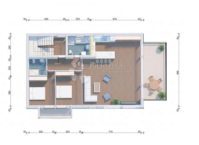 Novogradnja, moderan 2S+DB, okolica Opatije-Bregi