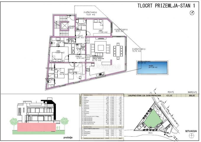 LUKSUZNI APARTMAN S BAZENOM NA SAMOJ PLAŽI