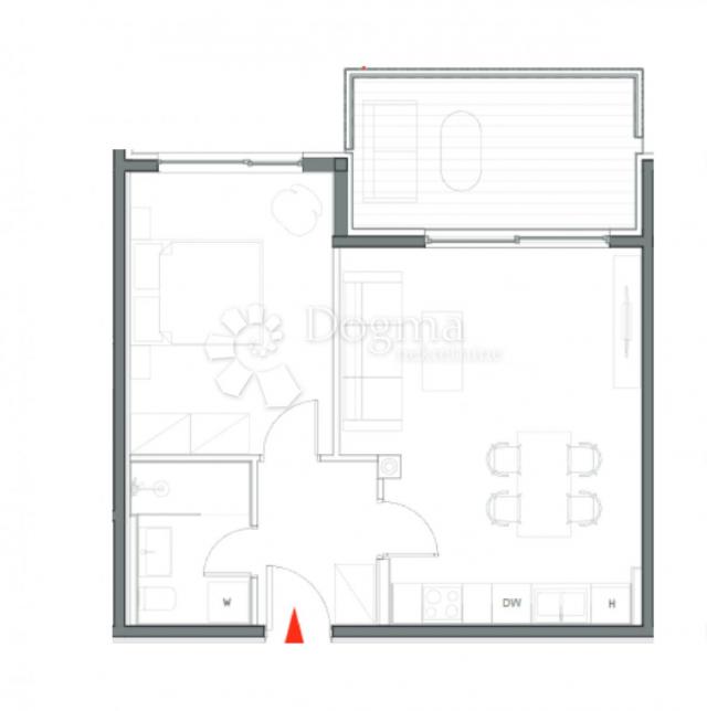 Studio-Apartment, Erdgeschoss, mit Garten, Neubau, Umag